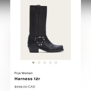 FRYE BOOTS- Harness